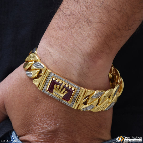 Popular Design Gold Plated Pokal Bracelet for Men - Style D901