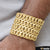 4 Line Pokal Latest Design High-Quality Gold Plated Bracelet for Men - Style C980