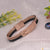 Very Stylish Rose Gold Stainless Steel With Leather Bracelet For Man - Style A906