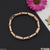 Fabulous Design with Diamond Awesome Design Rose Gold Bracelet for Men - Style D104
