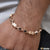Best Quality Durable Design Rose Gold Rudraksha Bracelet for Men - Style C987