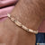 Best Quality Prominent Design Rose Gold Color Bracelet for Men - Style D022