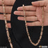 Best Quality with Diamond Excellent Design Rose Gold Chain for Men - Style D096