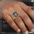 Blue Stone with Diamond Stylish Design Best Quality Gold Plated Ring - Style A748