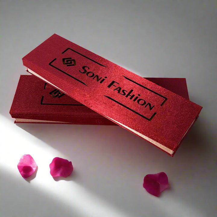 10x3 Inch Box for Chain, Necklace, Mangalsutra - Imported Velvet Premium Jewellery Box