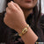 Brilliant Design With Diamond Gold Plated Bracelet For Women - Style Lbra064