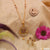 Butterfly With Diamond Designer Golden Color Necklace Set For Lady - Style Lnsa095
