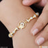 Butterfly with Diamond New Style Gold Plated Bracelet for Ladies - Style A346