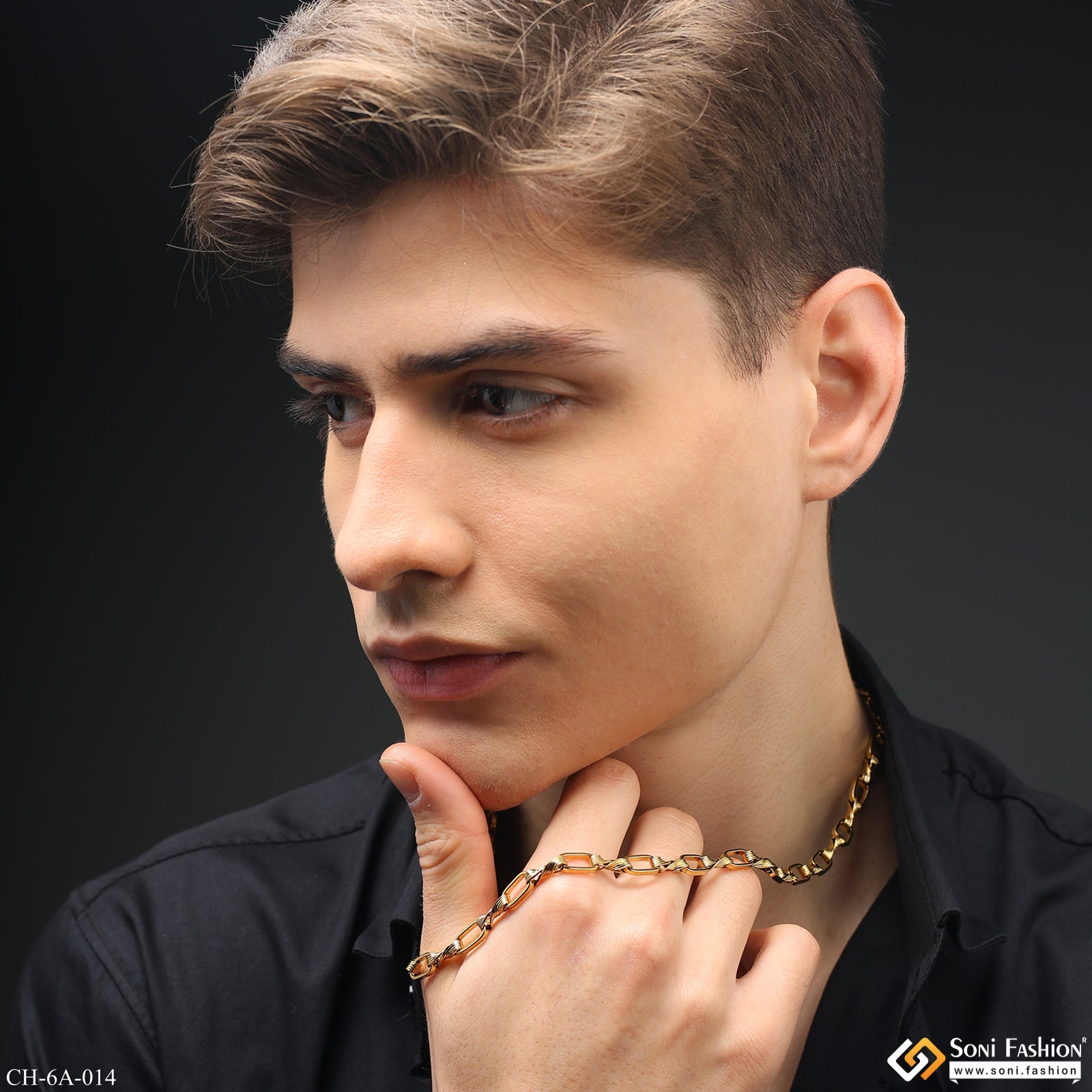 Stainless Steel Chain for Men - Style A014 | Soni Fashion