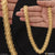 1 Gram Gold Plated Kohli Etched Design High-Quality Chain for Men - Style D063
