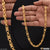 2 In 1 Kohli Cute Design Best Quality Gold Plated Chain for Men - Style D087