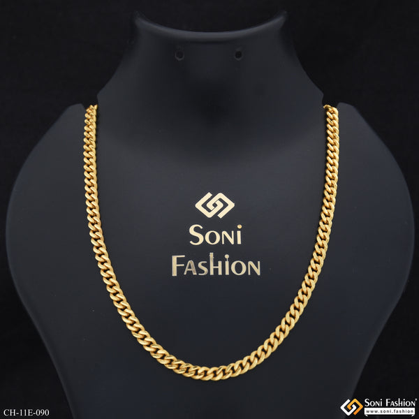 Excellent Design Gold Plated Link Chain for Men - Style E090