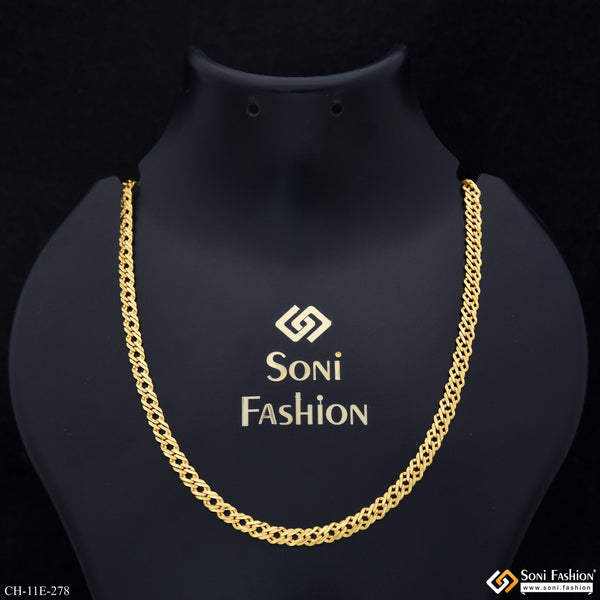 Awesome Design Gold Plated Linked Chain for Men - Style E278