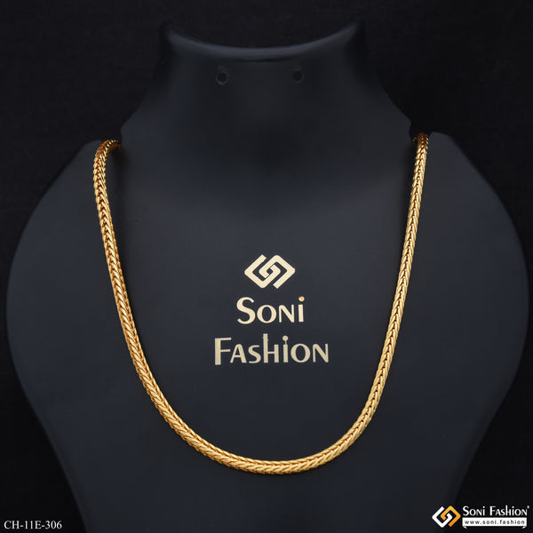 Popular Design Gold Plated Snake Chain for Men - Style E306