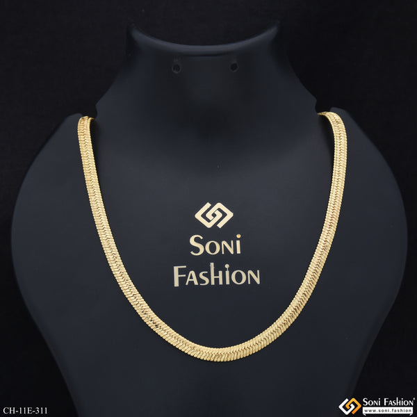 Best Quality Gold Plated Snake Chain for Men - Style E311