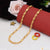 2 In 1 Kohli Cute Design Best Quality Gold Plated Chain for Men - Style D087