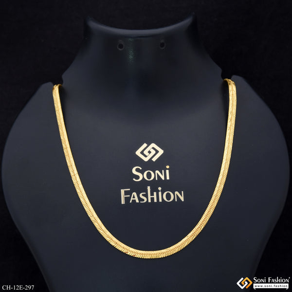 Popular Design Gold Plated Snake Chain for Men - Style E297