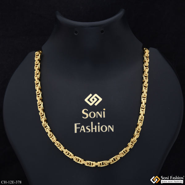 Latest Design High-Quality Stainless Steel Chain for Men - Style E378