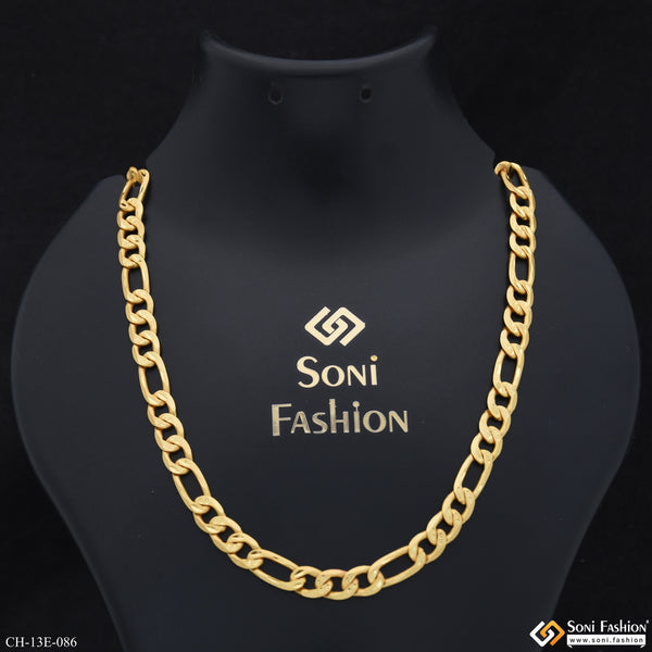Best Quality Gold Plated Sachin Chain for Men - Style E086