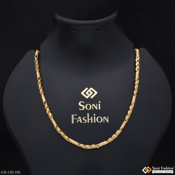 Popular Design Gold Plated Chain for Men - Style E356