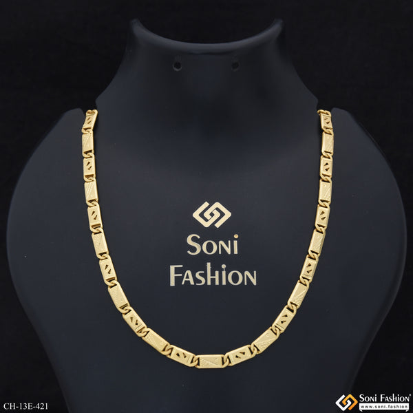Popular Design Gold Plated Nawabi Chain - Style E421
