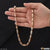 Fabulous Design with Diamond Delicate Design Rose Gold Chain for Men - Style D151