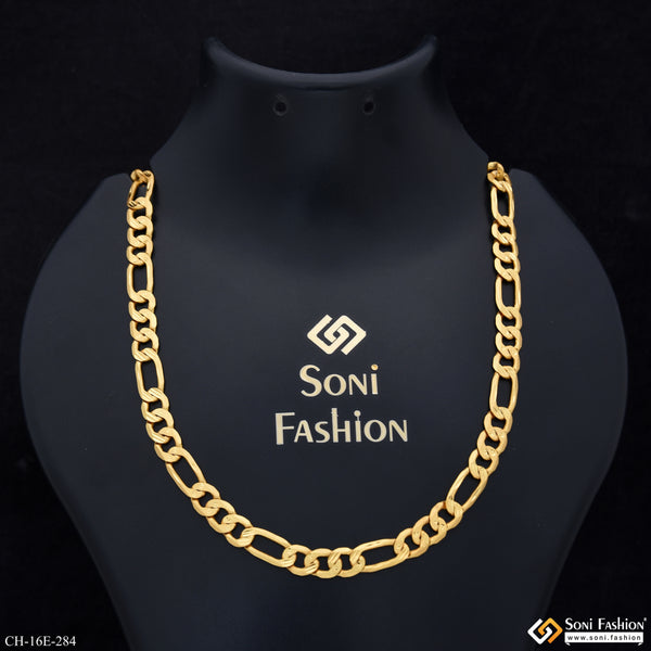 Excellent Design Gold Plated Sachin Chain for Men - Style E284