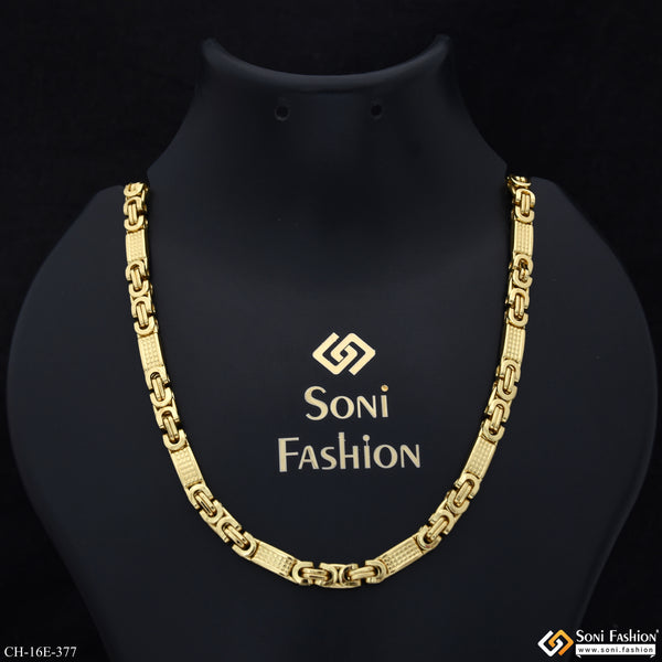 Latest Design Stainless Steel Chain for Men - Style E377