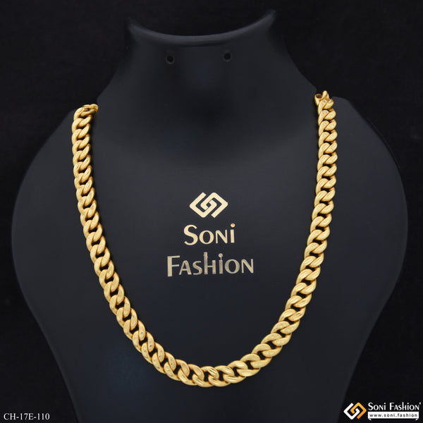 Excellent Design Gold Plated Link Chain for Men - Style E110