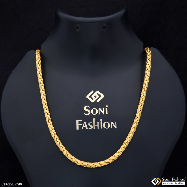 Excellent Design Gold Plated Chain for Men - Style E298