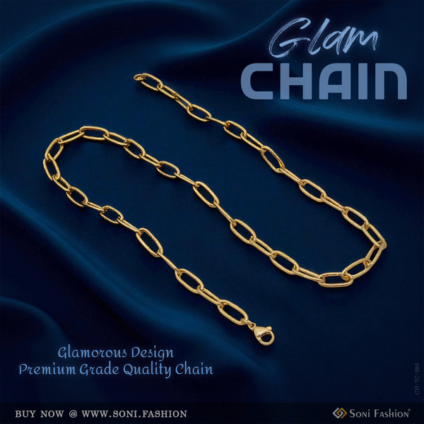 Glamorous Design Unique Design Premium-Grade Quality Chain for Men - Style C286