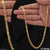 1 Gram Gold Plated Linked Nawabi Finely Detailed Design Chain for Men - Style C483