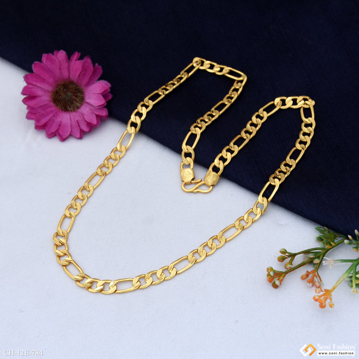 Gold Plated Sachin Chain for Men - Style E784 | Soni Fashion