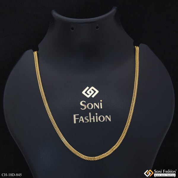 Delicate Design 18k Gold Plated Chain for Men - Style D845