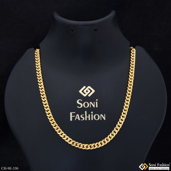 Popular Design Gold Plated Link Chain for Men - Style E330