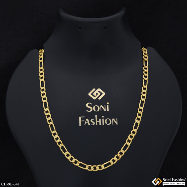 Fabulous Design Gold Plated Sachin Chain for Men - Style E341