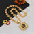 Triangle Latest Design Gold Plated Chain Pendant Combo for Men (CP-A620-A609)