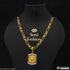 1 Gram Gold Plated Lion Awesome Design Chain Pendant Combo for Men (CP-B712-A947)