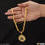 1 Gram Gold Plated Om Popular Design Chain Pendant Combo for Men (CP-C031-B424)