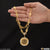 1 Gram Gold Plated Om Amazing Design Chain Pendant Combo for Men (CP-C044-B628)