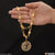 1 Gram Gold Plated Om Traditional Design Chain Pendant Combo for Men (CP-C047-B554)