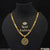 1 Gram Gold Plated Maa Amazing Design Chain Pendant Combo for Men (CP-C582-B536)