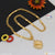 1 Gram Gold Plated Jaguar Popular Design Chain Pendant Combo for Men (CP-C564-A987)