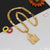 1 Gram Gold Plated Lion Antique Design Chain Pendant Combo for Men (CP-C494-B299)