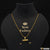 Dual Nail Fabulous Design Gold Plated Chain Pendant Combo for Men - Style A634