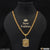 Lion Delicate Design Gold Plated Chain Pendant Combo for Men (CP-B635-A044)