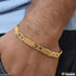 C into C Delight Gold and Silver Plated Bracelet for Men - Style A875
