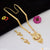 Classic Design Fashion-Forward Gold Plated Necklace Set for Women - Style A598