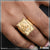 Crown Beautiful Design Premium-Grade Quality Gold Plated Ring for Men - Style B593