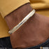 Casual Design Premium-Grade Quality Golden & Silver Color Kada for Men - Style A720